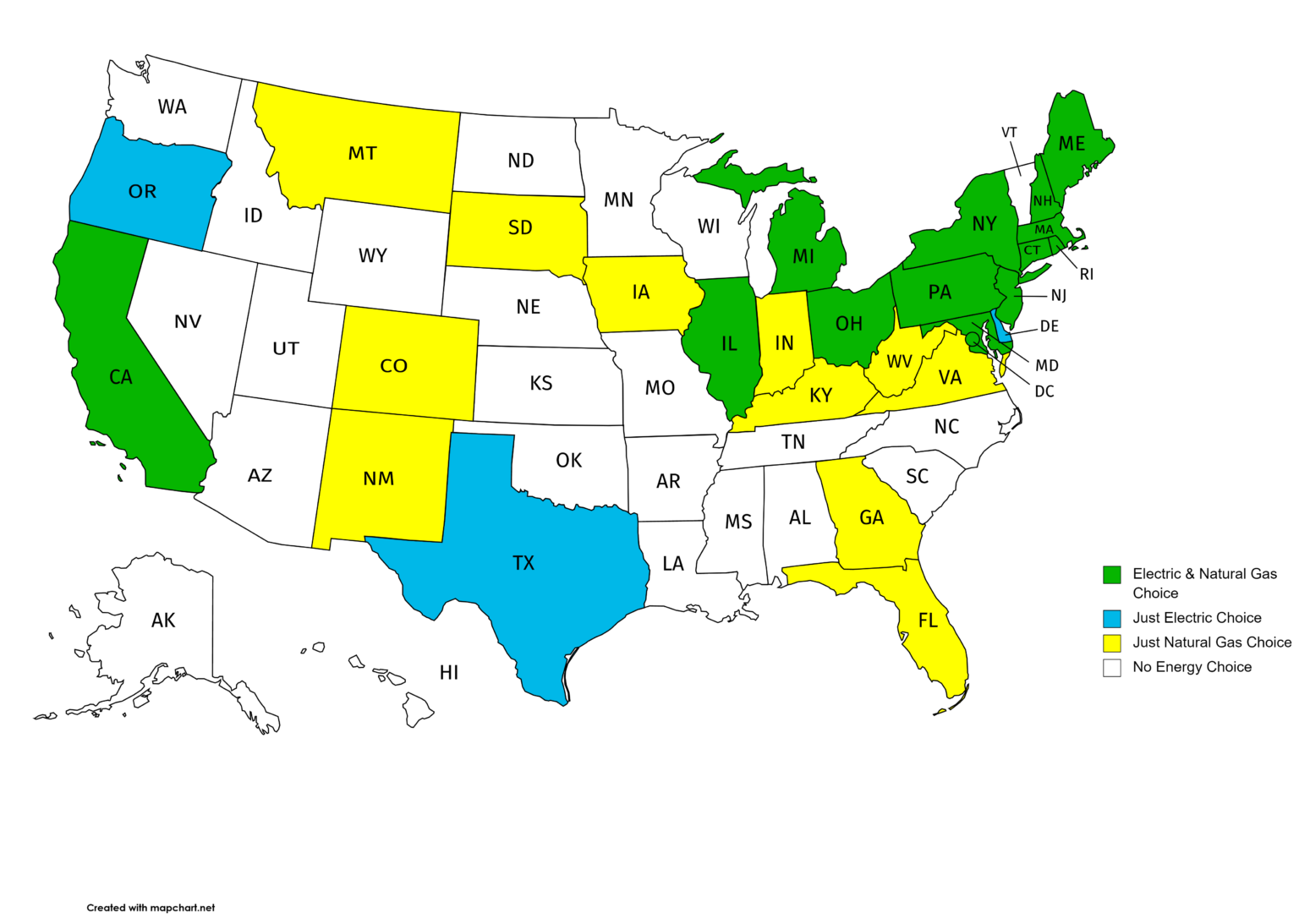 Which States Have Energy Deregulation? Energy Professionals Leading